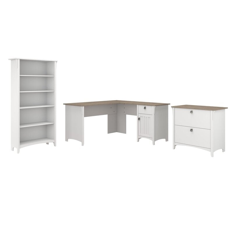 Anajulia 3 Piece Computer Desk Office Set - Image 0