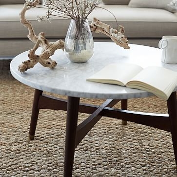 Reeve Mid-Century Coffee Table - Marble - Image 4