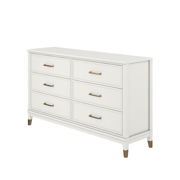Westerleigh 6 Drawer Double Dresser - White - Image 2