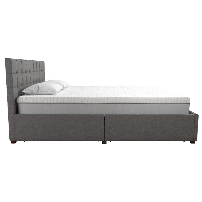 Elizabeth Upholstered Platform Bed with Storage - Full - Image 3