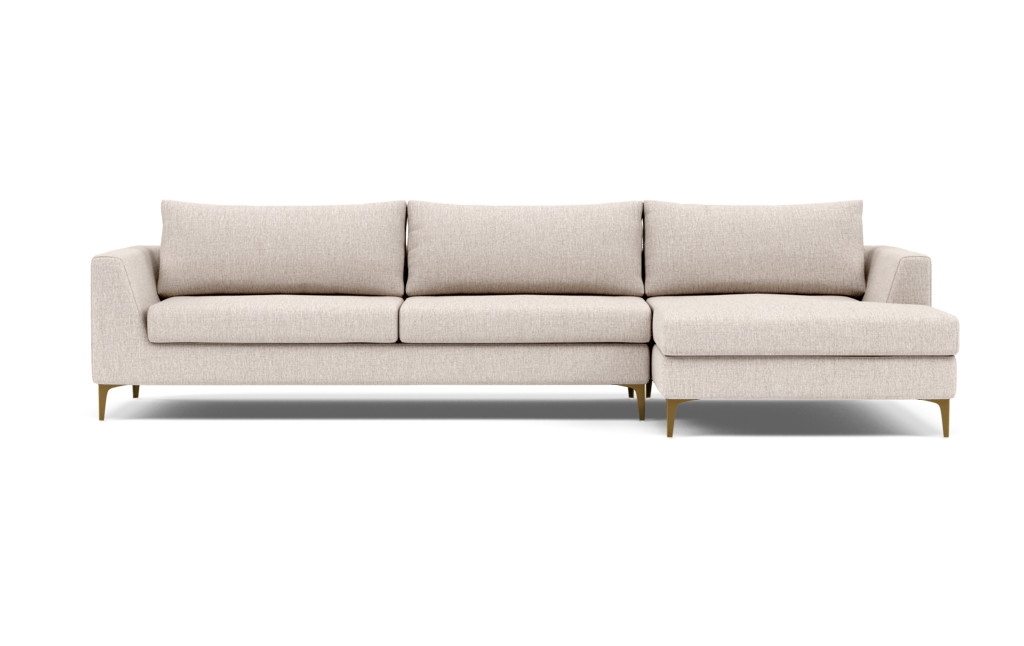 ASHER, 3-Seat Right Chaise Sectional - Image 0