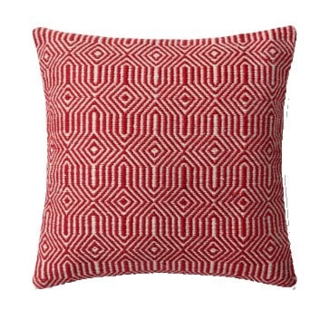 0339 IN/OUT RED / IVORY 100% Polyester India - Image 0