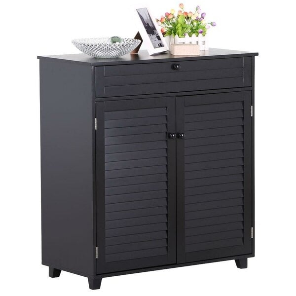 12 Pair Stackable Shoe Storage Cabinet - Image 2