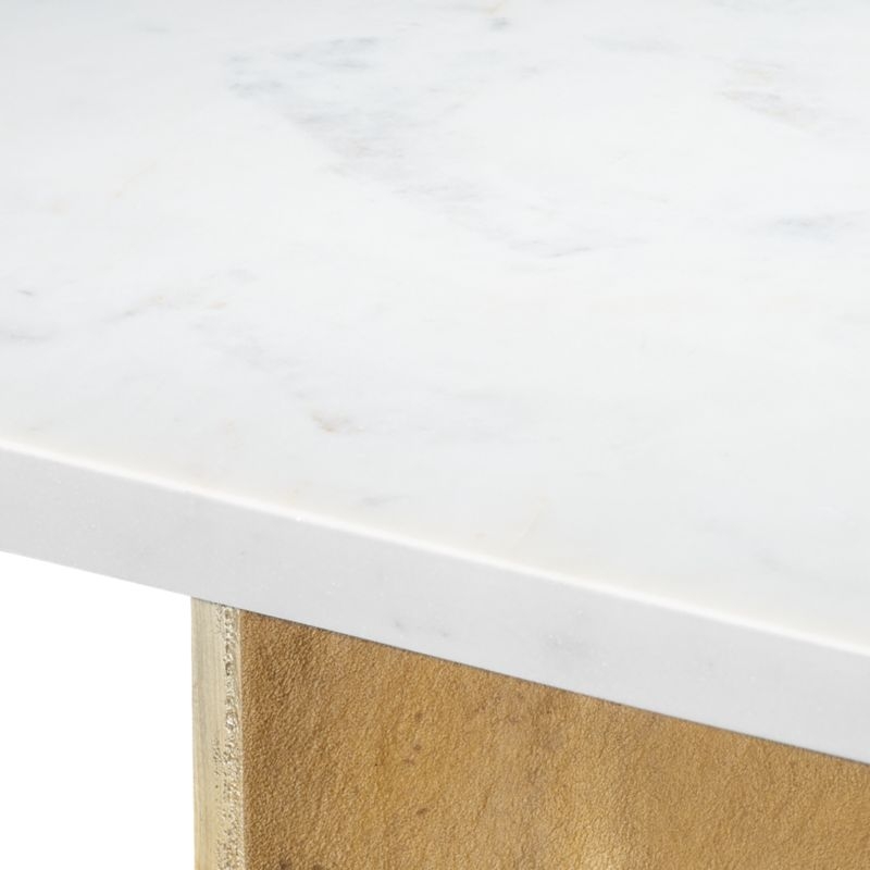Oblique Marble Coffee Table - Image 8