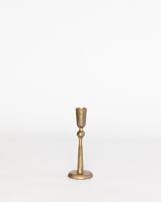 Antique Brass Taper Candle Holder - Image 0