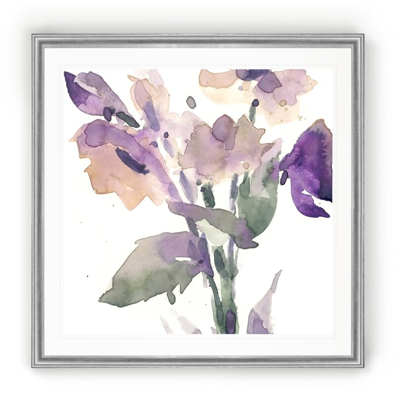'Garden Blooms II' - Painting Print on Canvas - Image 0