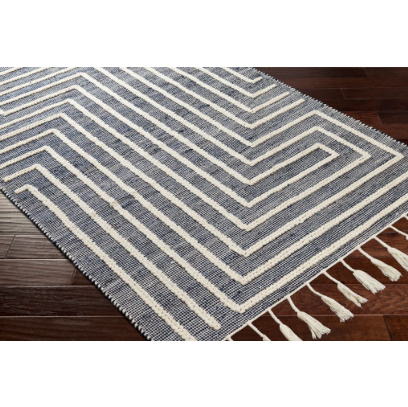 Norwood Gray Indoor 5' x 7'6" Handmade Rug - Image 1