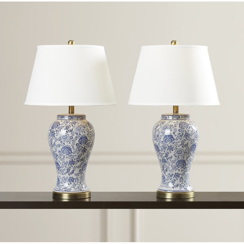 Spring Blossom 29" Table Lamp Set of 2 - Image 1