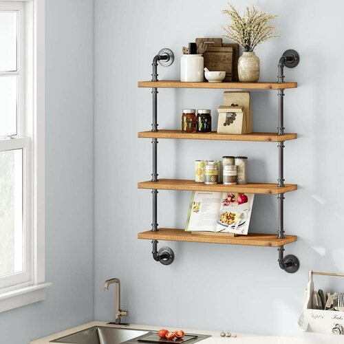 Dane Solid Wood Wall Shelf - Image 0