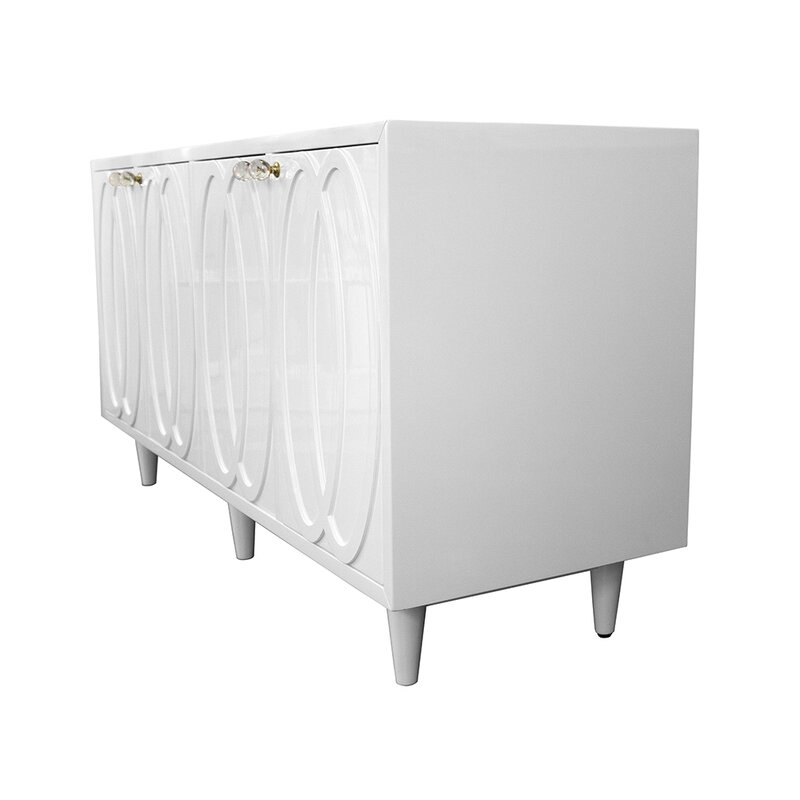 Worlds Away Sideboard / White Lacquer - Image 1