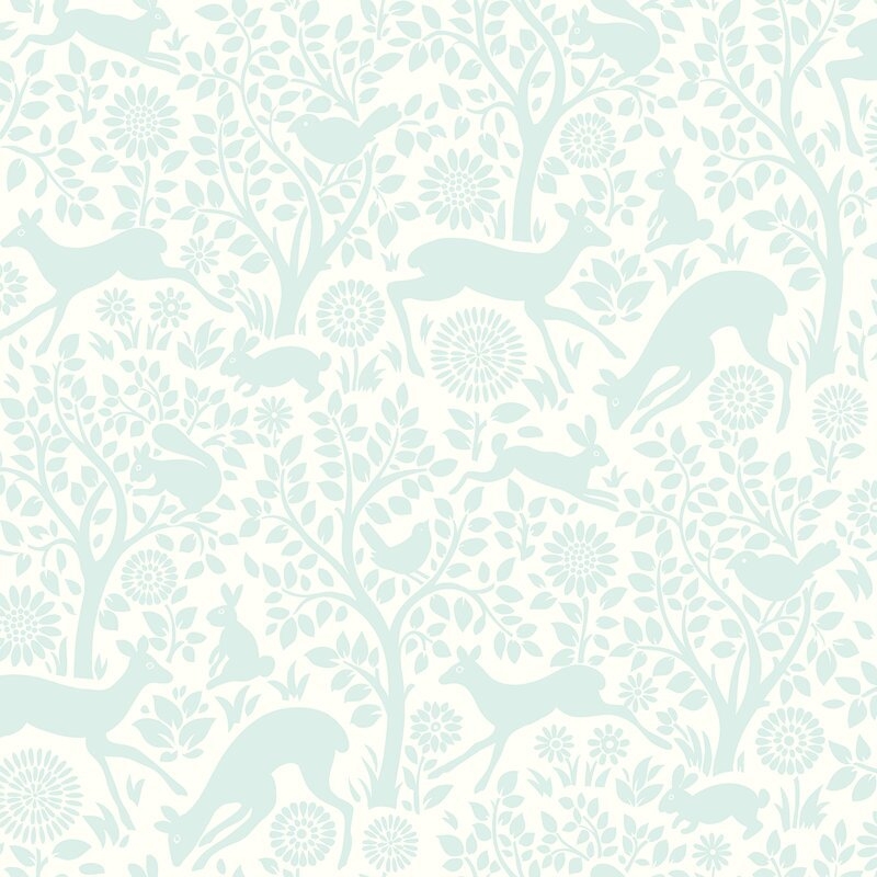 Begley 33' x 20.5" Forest Fauna Wallpaper Roll - Image 1