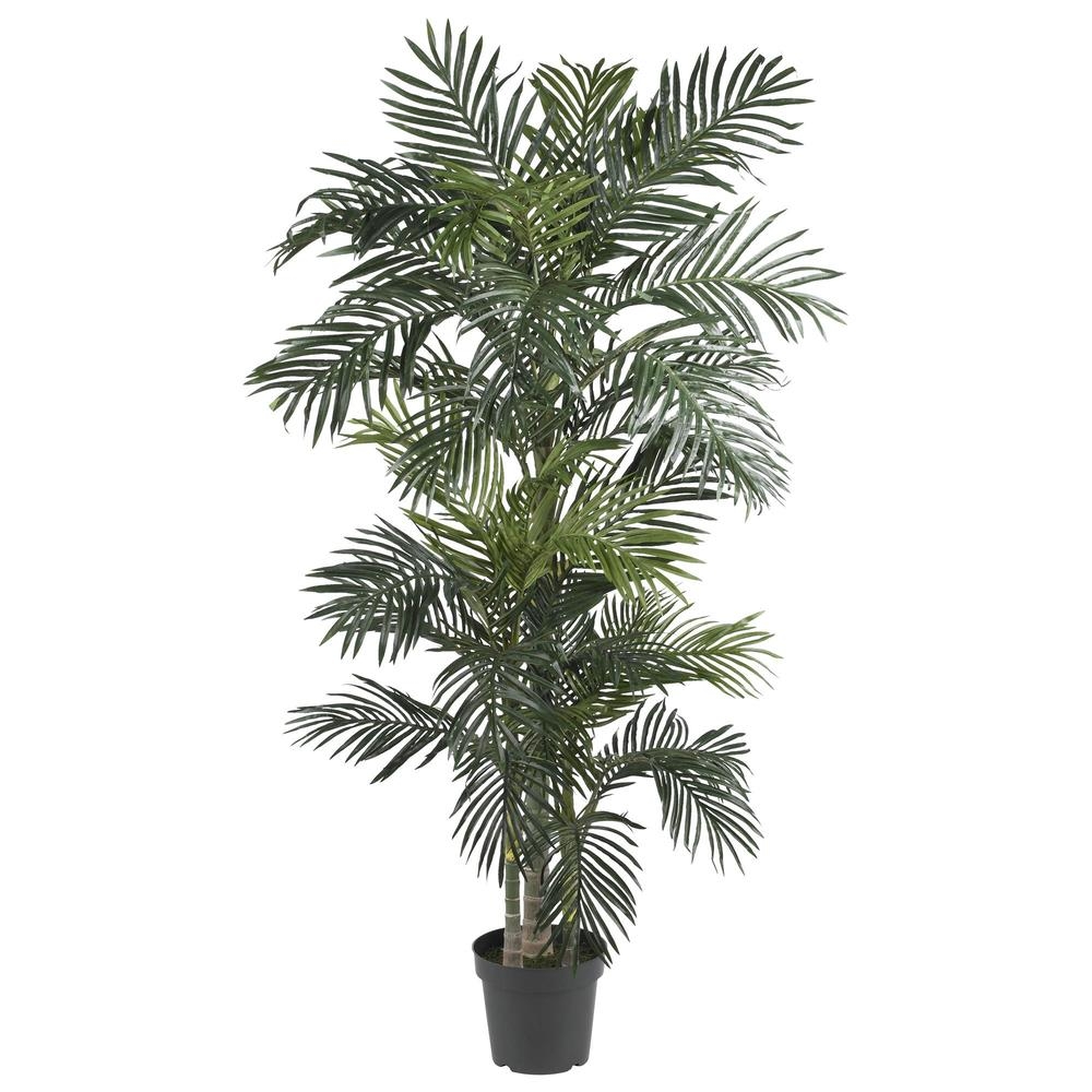 6.5’ Silk/Artificial Tree - Fake Golden Cane Palm - Image 0