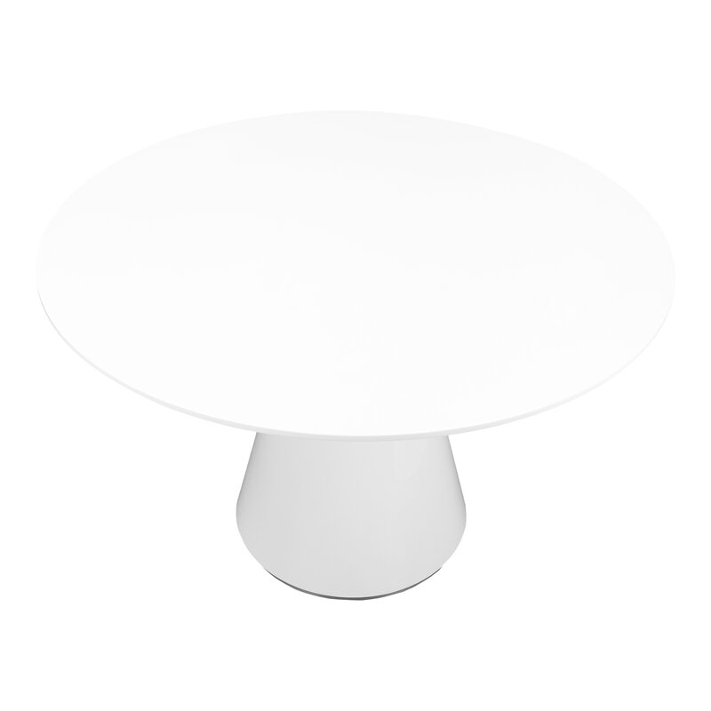 Otago Dining Table Color: White - Image 2