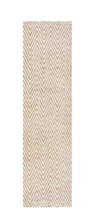 Vania Chevron Jute / 2'6" x 8" - Image 0