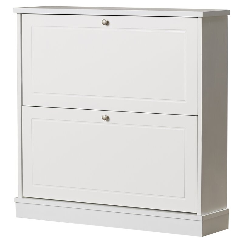 Two Row 10 Pair Shoe Storage Cabinet - Image 0