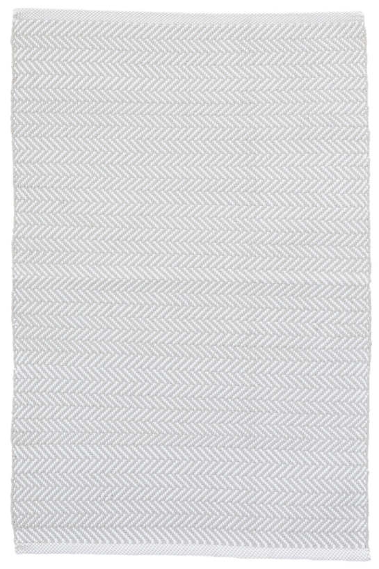 Herringbone Pearl Grey/White Indoor/outdoor - Image 0