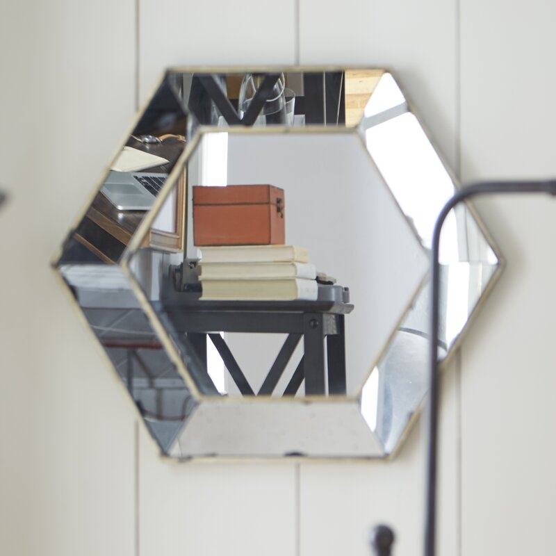 Gia Hexagon Accent Mirror - Image 3