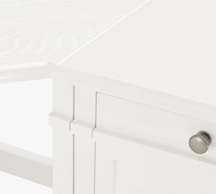 Livingston Corner Desk with Drawers | White - Image 3