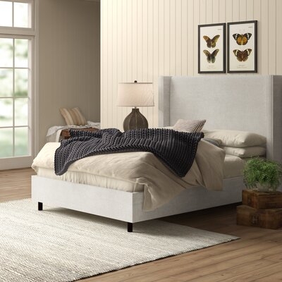 Amera Upholstered Low Profile Standard Bed Queen size - Image 3