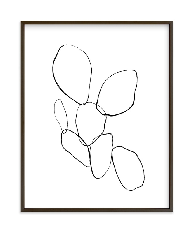 Cactus Line Drawing  - 11" x 14" -Black and White - Image 0