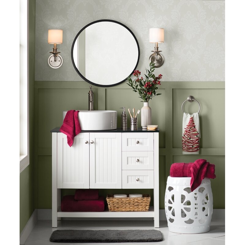 37 inch Hub Modern and Contemporary Accent Mirror - Image 2