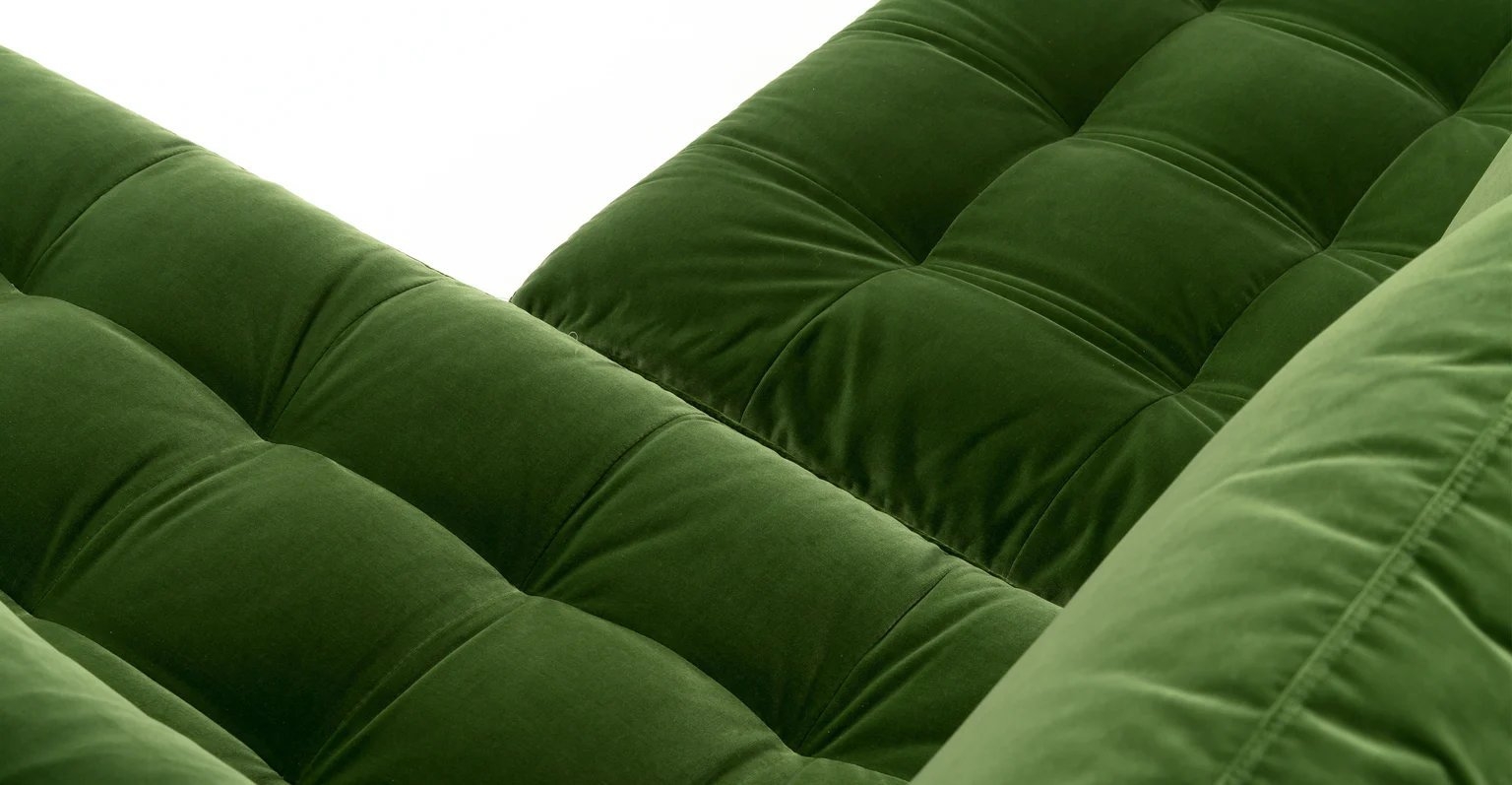 Sven Grass Green Right Sectional Sofa - Image 6