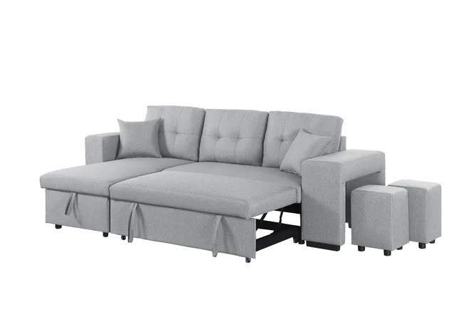 Sectional Sleeper Sofa With Storage - Image 1