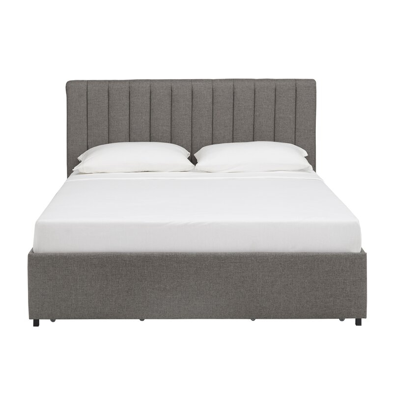 Gaylen Upholstered Low Profile Storage Platform Bed - Image 0