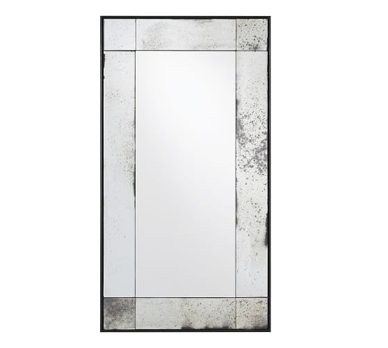Tribeca Antiqued Floor Mirror, 36" x 84" - Image 0