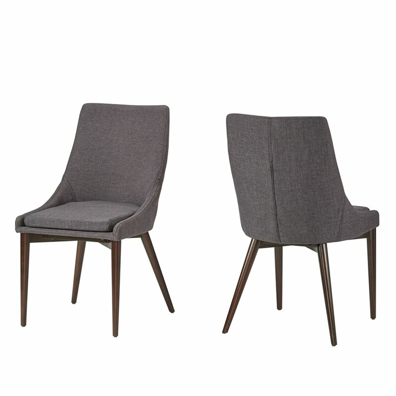 Blaisdell Linen Side Chair (Set of 2) - Image 2