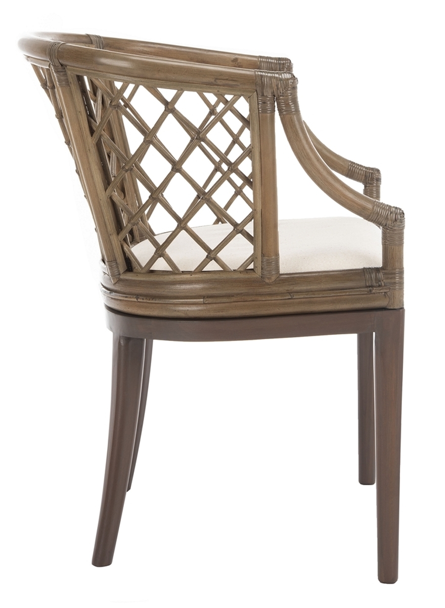 Carlotta Arm Chair - Greige - Arlo Home - Image 2