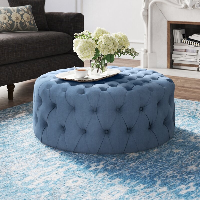 Abrielle Tufted Cocktail Ottoman - Image 0