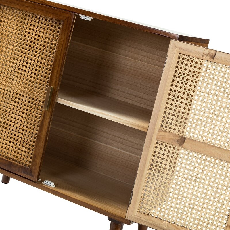 Funderburk Solid Wood 2 - Door Accent Cabinet - Image 4