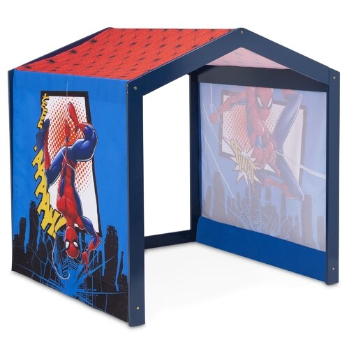 Marvel Spider-Man 3.77' x 3.77' Indoor Solid Wood Playhouse - Image 0