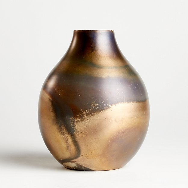 Bringham Medium Metal Vase - Image 0