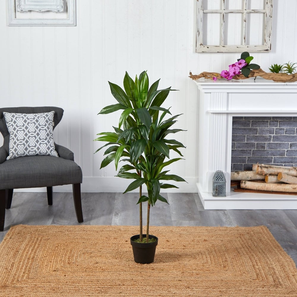 Real Touch Dracaena Silk Plant, 48" - Image 3