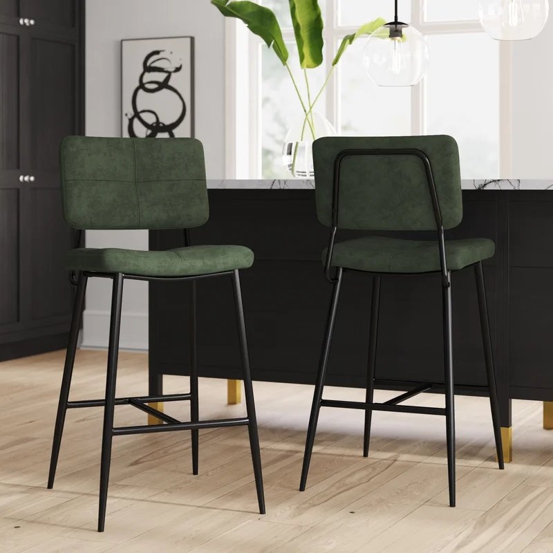 Upholstered Bar & Counter Stool (Set of 2) - Image 0