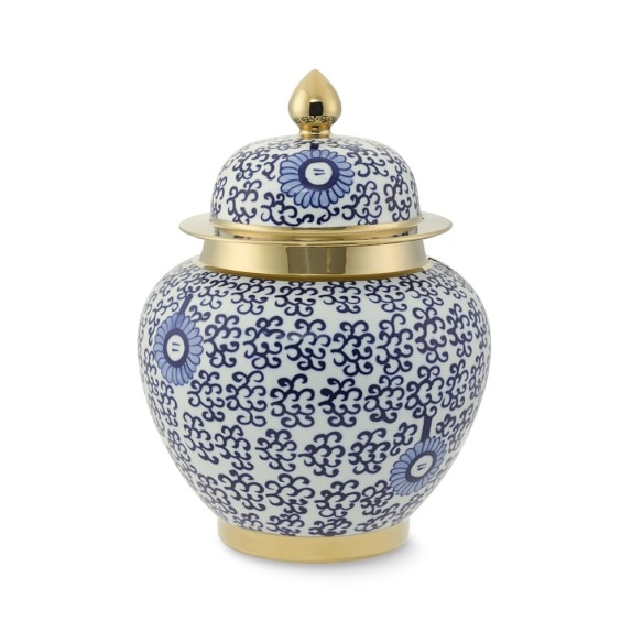 Ginger Jar with Gold Detail, Small - Image 0