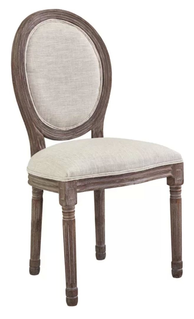 Vicente French Upholstered Dining Chair - Image 0