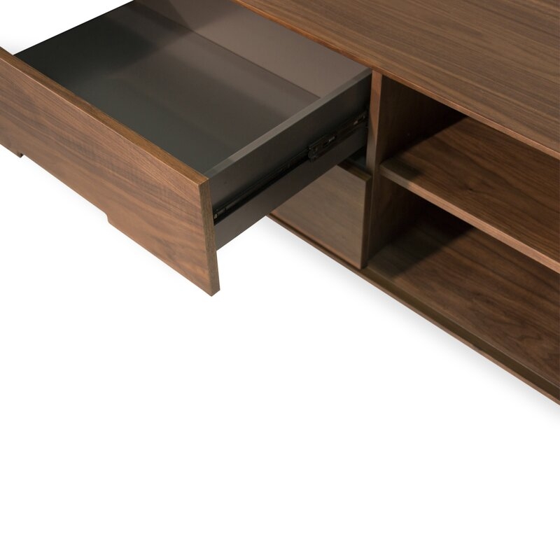Kangley TV Stand for TVs up to 78 inches / Walnut - Image 1