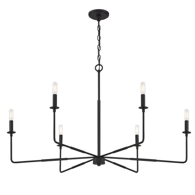 Mager 6 - Light Candle Style Classic Chandelier - Image 0