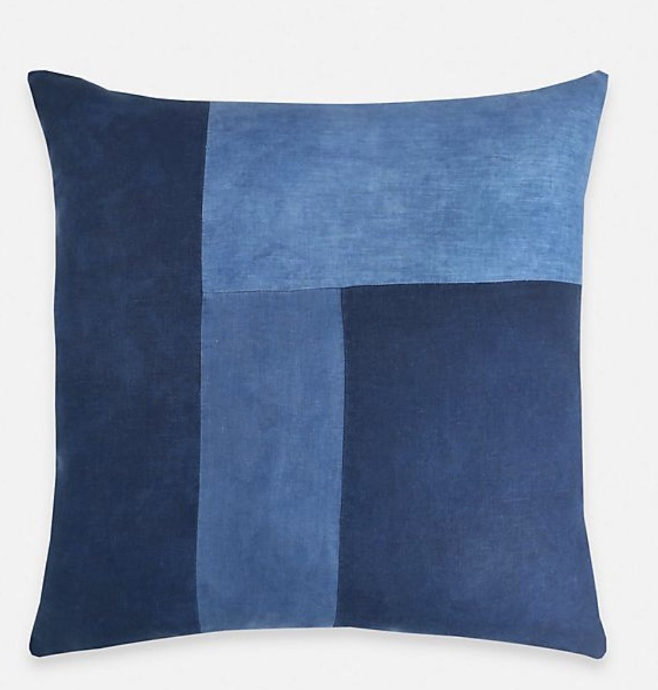 Anchal x dyeScape Naturally Dyed Colorblock Pillow - Image 0