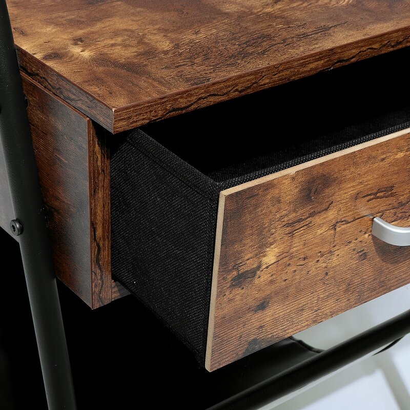 Albright Wooden 1 Drawer Nightstand - Image 2