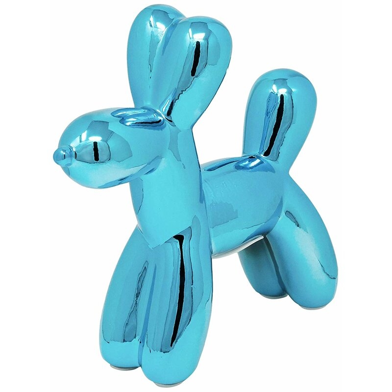 Aguilera Balloon Dog Piggy Bank_ Royal Blue - Image 0