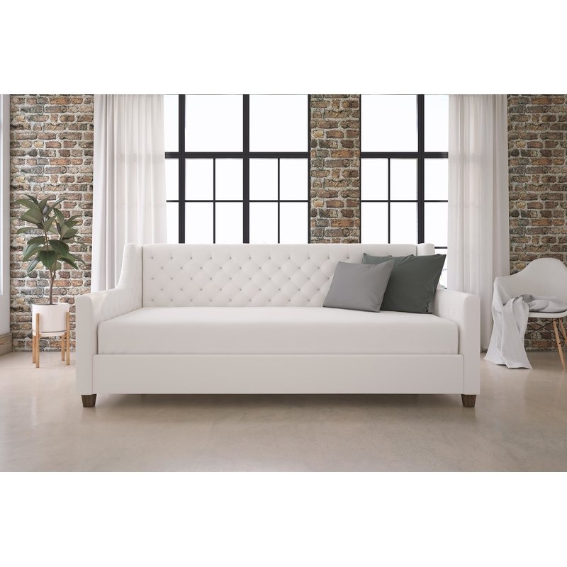 Pihu Tufted Upholstered Twin Daybed - Image 0
