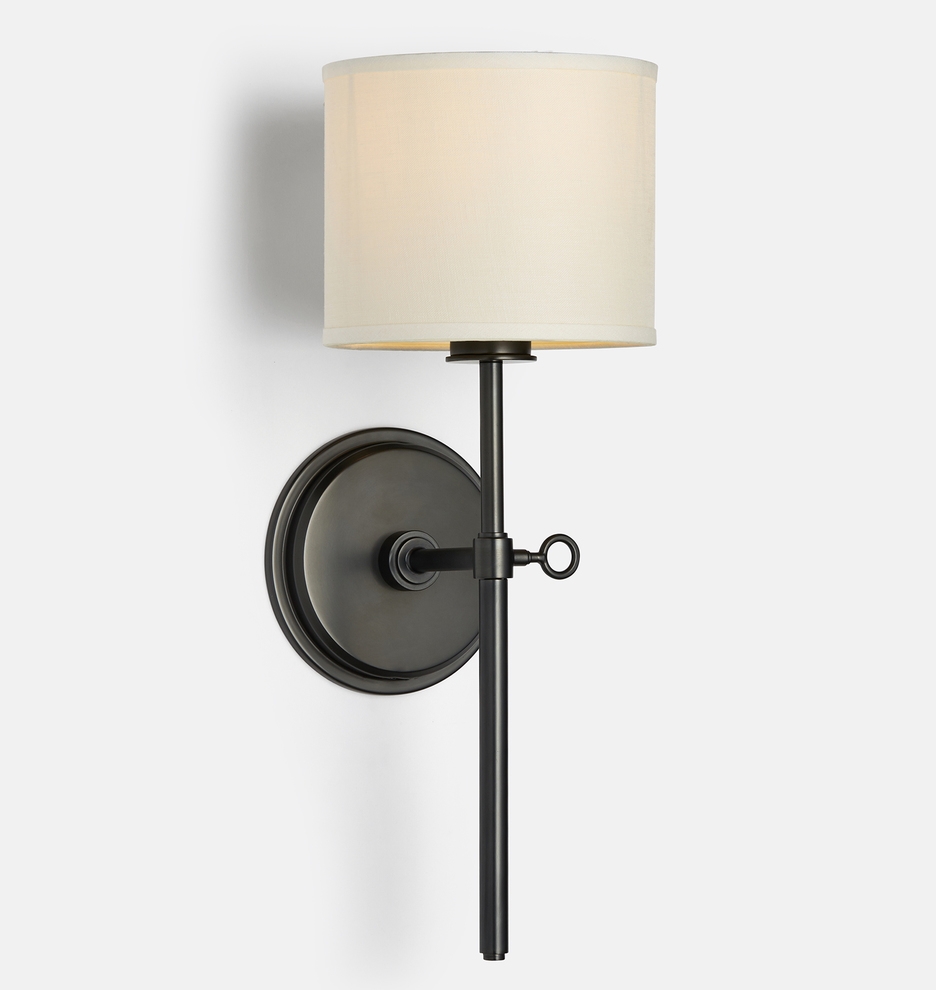 Keystick Wall Sconce, Oil Rubbed Bronze - Image 1