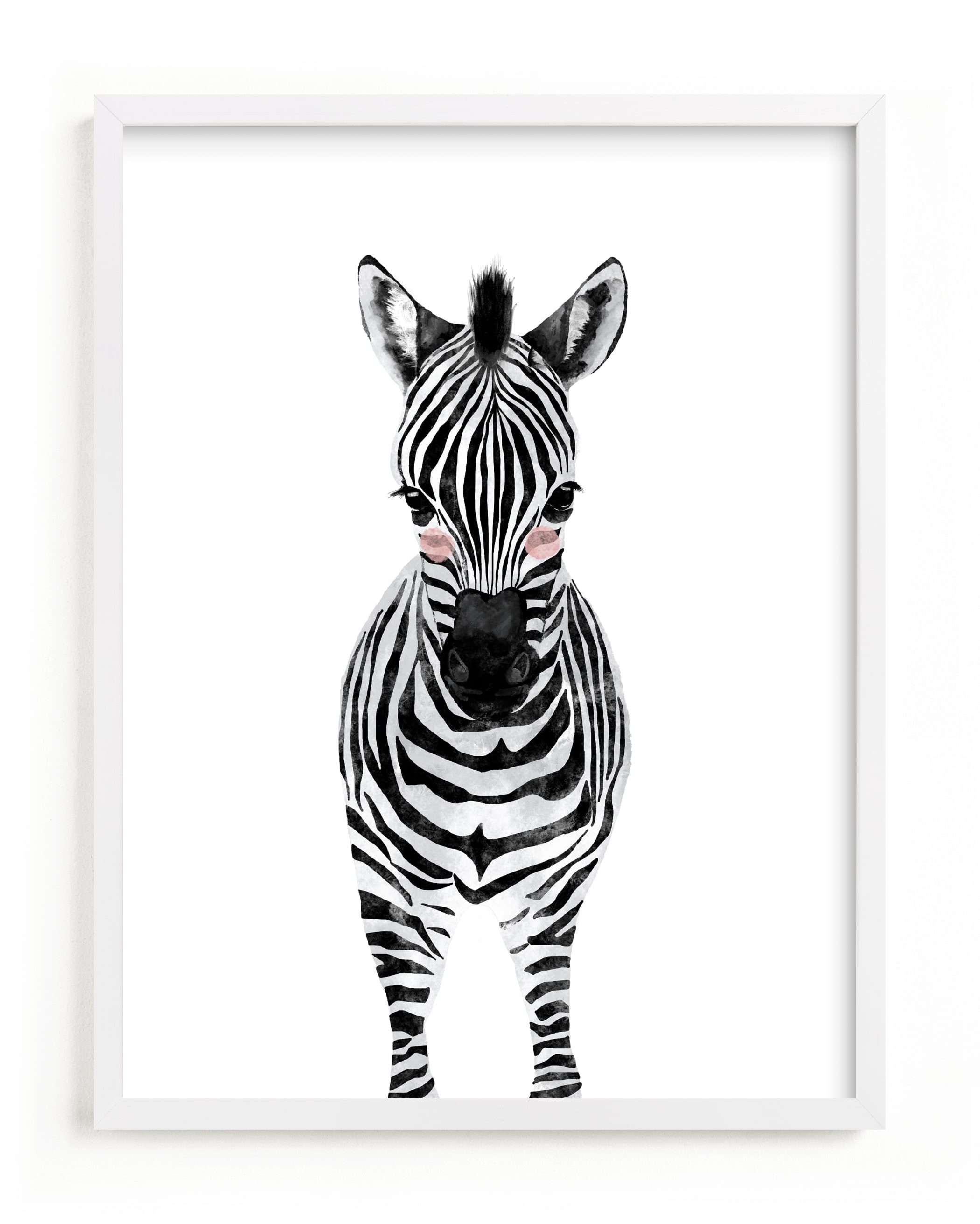 Baby Animal.zebra Children's Art Print - Image 0