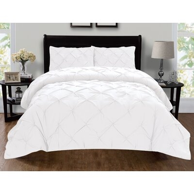 Zada Pintuck Reversible Duvet Cover Set - Image 0