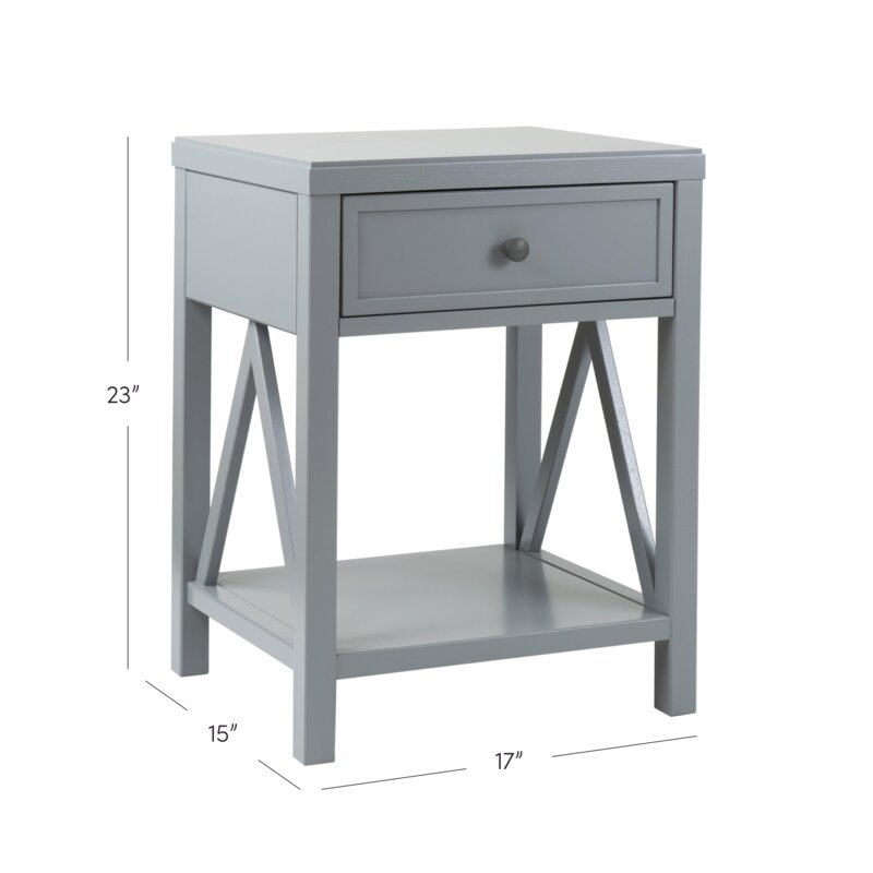 Laurel End Table With Storage - Image 1