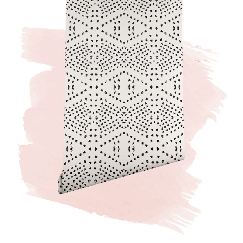 Tile Matte Peel and Stick Wallpaper Panel - Image 0